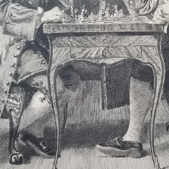 1915 SIGNED Luke Taylor Needs glass repair Realism Art Paris - Picture 13 of 16